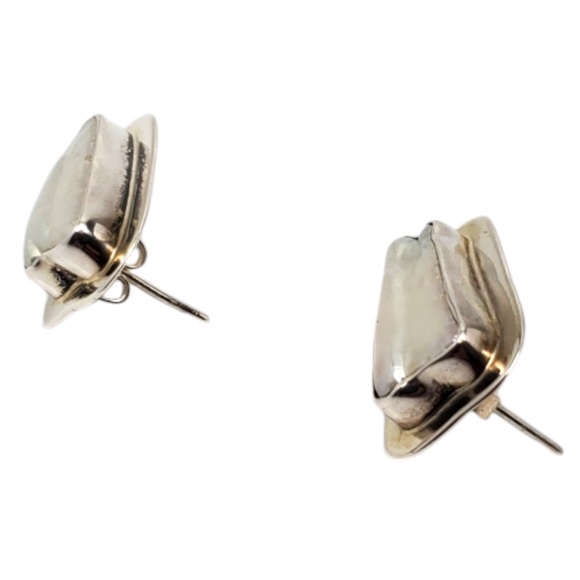 Charles Albert Sterling Silver Biwa Pearl Earrings #20499 - Picture 3 of 9